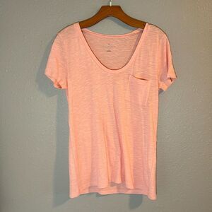 CASLON - scoop neck, short sleeve tee